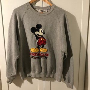 Disney Mickey Mouse Crewneck Pullover Sweatshirt